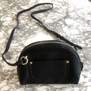 Vince Camuto Black Leather Crossbody Purse